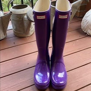 Gloss hunter boots